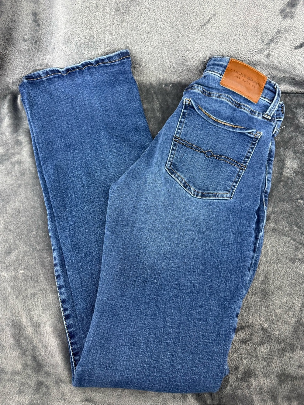 Lucky Brand Sweet Boot Bootcut Dark Wash Stretch Denim Jean Size 6